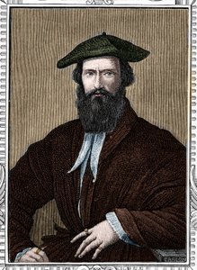 Retrato de Girolamo Francesco Maria Mazzola disse Parmigianino ou O Parmesão (1503-1540) pintor italiano. gravura de 1859 em "as galerias da Europa - Itália" por armengaud. Coleção privada. de Anonymous Anonymous