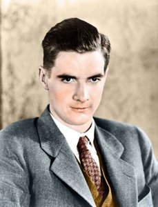 Retrato de Howard Robard Hughes em 1934. Industrialista e produtor americano. 1905 - 1976. de Anonymous Anonymous