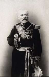 Retrato de Hyacinthe Laurent Theophile Aube (Almirante Aube) (1826-1890), almirante francês. Coleção FPL. de Anonymous Anonymous