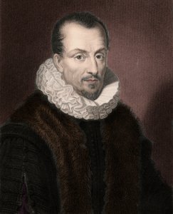 Retrato de Jacques Auguste (Jacques-Auguste) de Thou (Thuanus) (1553-1617), historiador francês, colecionador de livros e presidente do Parlamento de Paris. de Anonymous Anonymous