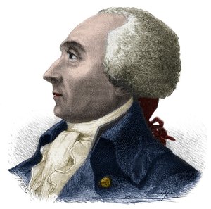 Retrato de Jacques Rene Hebert (1757-1794) Jornalista e político francês - Gravura em "Histoire des Girondins" de Alphonse de Lamartine (1790-1869) 1865-1866 - Coleção particular de Anonymous Anonymous