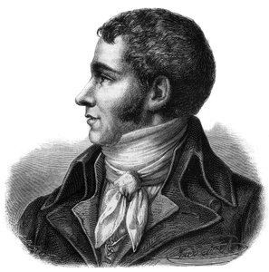 Retrato de Marc David Alba Lasource (1763-1793) deputo do Tarn na Convenção Nacional - Gravura em "Histoire des Girondins" de Alphonse de Lamartine (1790-1869) 1865-1866 - Coleção particular de Anonymous Anonymous