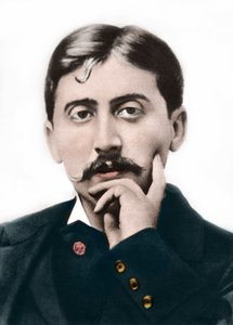Retrato de Marcel Proust (1871-1922), escritor francês por volta de 1900 de Anonymous Anonymous