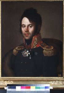 Retrato do Prefeito Geral Pyotr Afanasievich Papkov (1772-1853) - Anônimo. Óleo sobre tela de Anonymous Anonymous