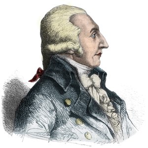Retrato de Pierre Roger Ducos (1747-1816), político francês - Gravura em "Histoire des Girondins" de Alphonse de Lamartine (1790-1869) 1865-1866 - Coleção particular de Anonymous Anonymous