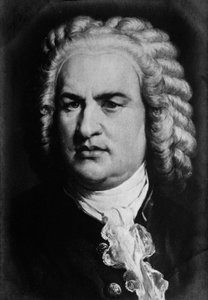 Retrato do compositor alemão Johann Sebastian (Jean Sebastien) Bach (1685-1750). Gravura. Século XIX. coleção particular de Anonymous Anonymous