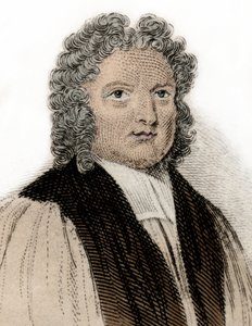 Retrato da eveque de Rochester Francis Atterbury (1663-1732), homem de letras e político. Gravura do século XIX. Milanês de Anonymous Anonymous