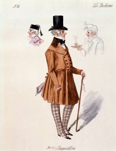 Retrato do senhorio, de La boheme, de Puccini (1892-1895) de Anonymous Anonymous