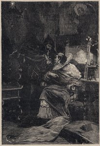 Rodrigo Borgia e Ascanio Maria Sforza Visconti (1455-1505) - gravura de 