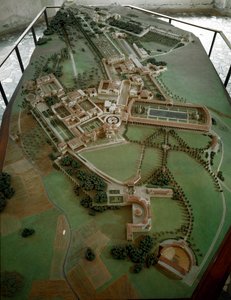 Arte romana: modelo reduzido de Villa Adriana (Hadrian) de Anonymous Anonymous