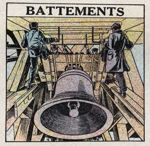 Energia sonora: interferência dos sons observados enquanto se ouve o bater de uma abelha. Ilustração anónima de 1925. Coleção privada. de Anonymous Anonymous