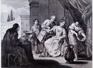 A Bloodletting, técnica médica (gravação de Anonymous Anonymous