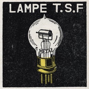 A T.S.F.: Lâmpada T.S.F. Ilustração anónima de 1925. Coleção privada. de Anonymous Anonymous