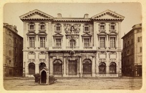 A cidade de Marselha e seus arredores por volta de 1885 -1890: a prefeitura, Coleção particular de Anonymous Anonymous