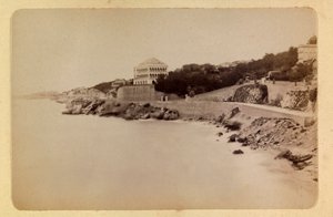 A cidade de Marselha e arredores cerca de 1885 -1890: La route de la Corniche, Colecção privada de Anonymous Anonymous