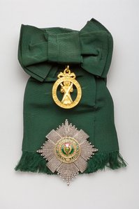 Reino Unido - Order of the Thistle - Top: Crachá, modelo de receita, feito por John James Eddington (Londres) de Anonymous Anonymous
