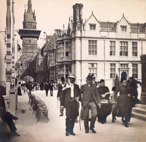 Exposição Universal de 1900 - Exposition Universelle de 1900 em Paris: La rue des Nations - coleção particular de Anonymous Anonymous