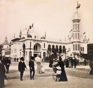 Exposição Universal de 1900 - Exposition Universelle de 1900 em Paris: O Palácio da Argélia - coleção particular de Anonymous Anonymous