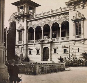 Exposição Universal de 1900 - Exposição Universal de 1900 em Paris: O Pavilhão do Mónaco - colecção privada de Anonymous Anonymous