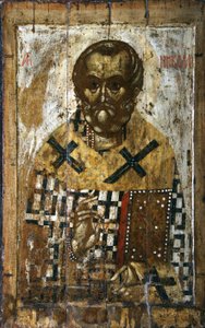 São Nicolau, século XIV de Anonymous Russian icon painter