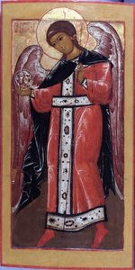 O Arcanjo Gabriel de Anonymous Russian icon painter
