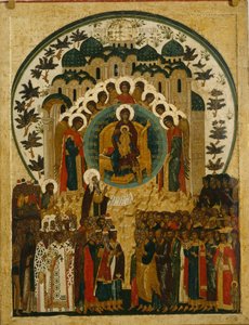 O Ser digno, 1497 de Anonymous Russian icon painter