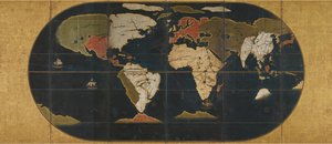 Mapa do mundo, século XVI. de Anonymous master.