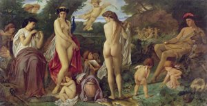 Alemão: Das Urteil des Paris O Julgamento de Paris de Anselm Feuerbach