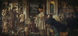 A segunda versão do simpósio, ca 1871-1874 de Anselm Feuerbach