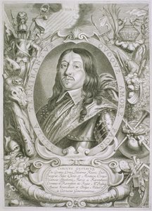 Karl X Gustav (1622-1660) Rei da Suécia, de Retratos de Homens Ilustres, publicou 1706
