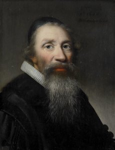 Retrato de um homem, provavelmente um clérigo de Anthonie Palamedesz (copy after)