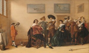 Companhia alegre em um quarto, 1633 de Anthonie Palamedesz