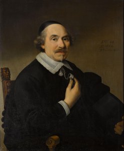 Retrato de um Homem, provavelmente Pieter Anthonisz van Bronckhorst (1588-1661) de Anthonie Palamedesz