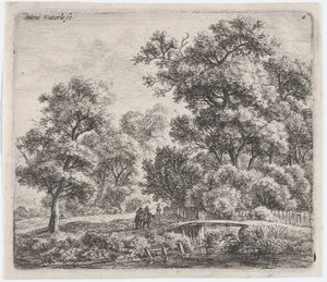 Floresta. de Anthonie Waterloo