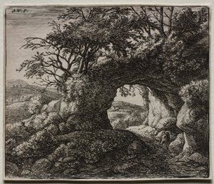 Quatro Paisagens: A Rocha Perfurada de Anthonie Waterloo