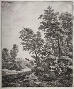 Mercúrio e Argus. de Anthonie Waterloo