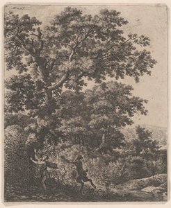 Pan e Siringe, século XVII. de Anthonie Waterloo