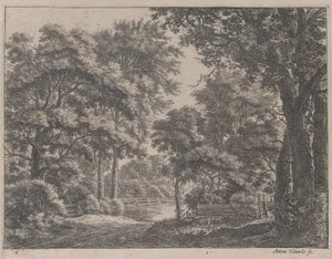 Os Bosques Aparados, século XVII. de Anthonie Waterloo