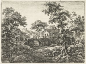 Portão de entrada de uma aldeia
Landscapes, série A (título da série)
