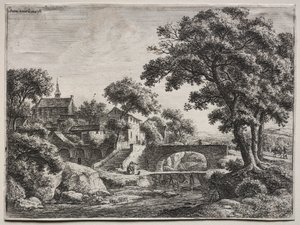 Doze paisagens (H.95-106): As Duas Pontes de Anthonie Waterloo