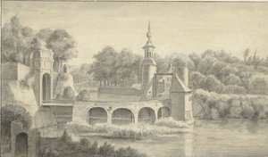 Portão de Velper em Arnhem de Anthonie Waterloo