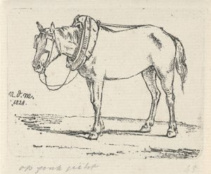 cavalo feito de Anthonie Willem Hendrik Nolthenius de Man