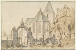 Igreja em Soest de Anthonie van Borssom