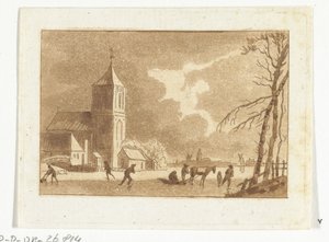 cara de inverno de Anthonie van den Bos