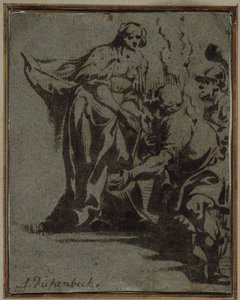 Uma cena da mitologia clássica