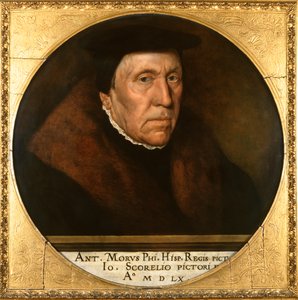 Jan van Scorel (1495-1562) 1560 (óleo no painel) de Anthonis van Dashorst Mor