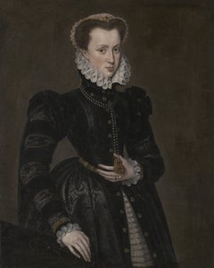 Retrato de uma dama da corte, 1560-70 de Anthonis van Dashorst Mor
