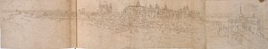 Palácio de Hampton Court visto do rio, c1550-1560 de Anthonis van den Wyngaerde
