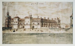 O Alcazar de Madrid de Anthonis van den Wyngaerde