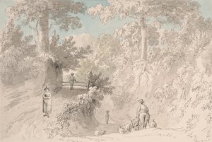 Conduzir os ovinos ao mercado de Anthony Devis